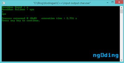 Input Dan Output Char Dan String Dalam Bahasa Pemrograman C++  