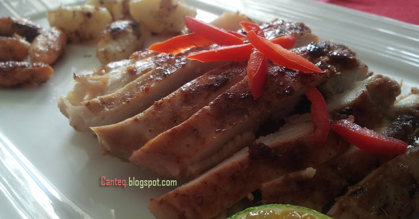 Grilled Chicken Breast Ooppps Dada Ayam Panggang ~ canteq