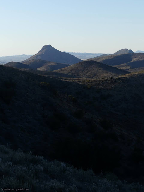 56: pointed peak