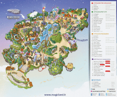 Mappa Rainbow Magicland 2019