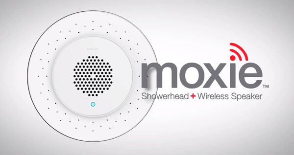 Moxie Showerhead + Wireless Speaker from Kohler