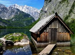 Bavaria's Berchtesgaden National Park, Obersee, Germany.