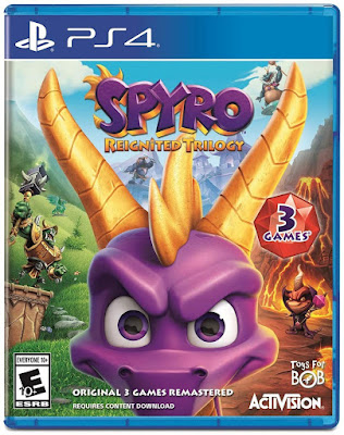 Spyro Reignited Trilogy Game Cover Ps4