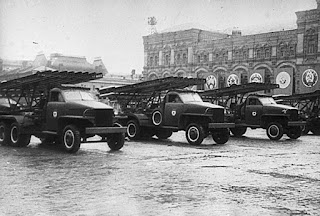 Katyusha different rocket launchers coming in Red Square