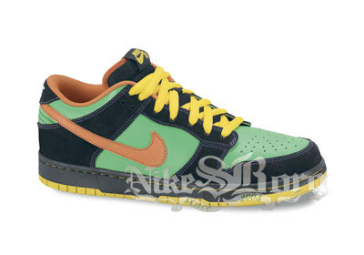 Site Blogspot  Nike Dunk  on Nike Dunk Low Premium Sb   Green Spark Hoop Orange