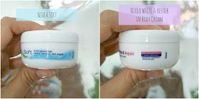 nivea soft dan white & repair cream