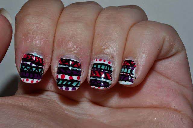 Tribal Nail Art by Elins Nails