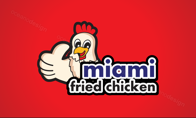 Logo miami fried chicken - Jasa Desain Grafis Jogja