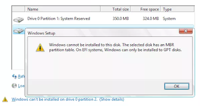 Cek Hard Disk GPT atau MBR