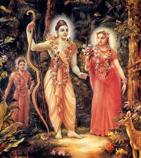 Sita following Rama to the Forest