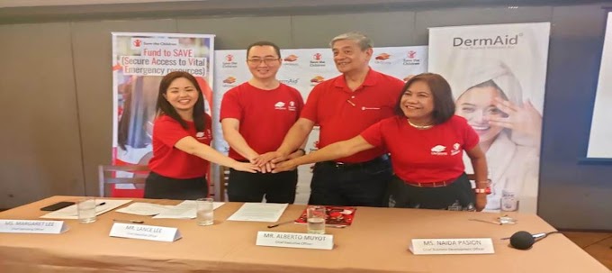 CONTRACT SIGNING AND HANDOVER CEREMONY PARTNERSHIP OF LIFESTRONG MKTG. INC. ANS SAVE THE  CHILDREN PHILIPPINES