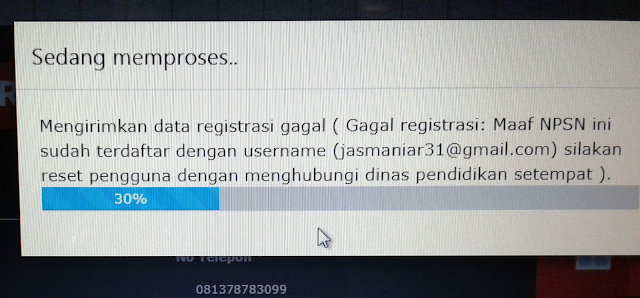 Cara Reset Pengguna Dapodik PAUD 2018