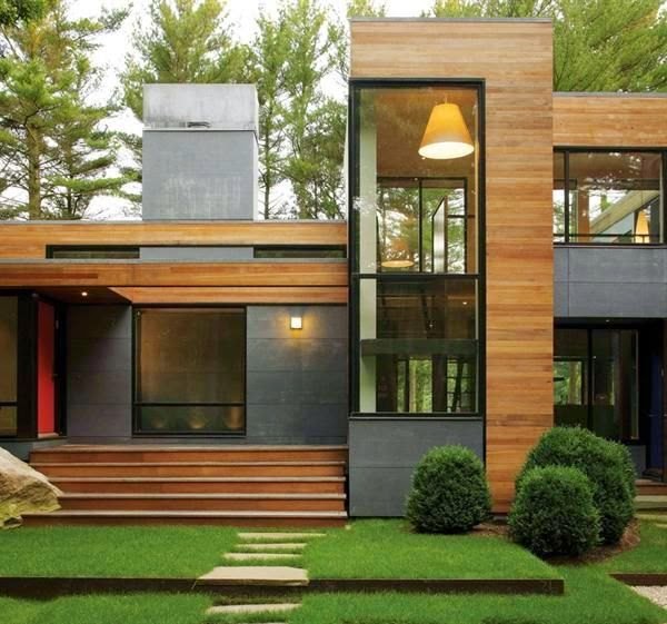Desain model rumah  modern  kayu idaman ala  jepang  mewah 