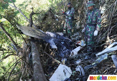 Foto Korban Sukhoi Superjet 100 Gunung Salak