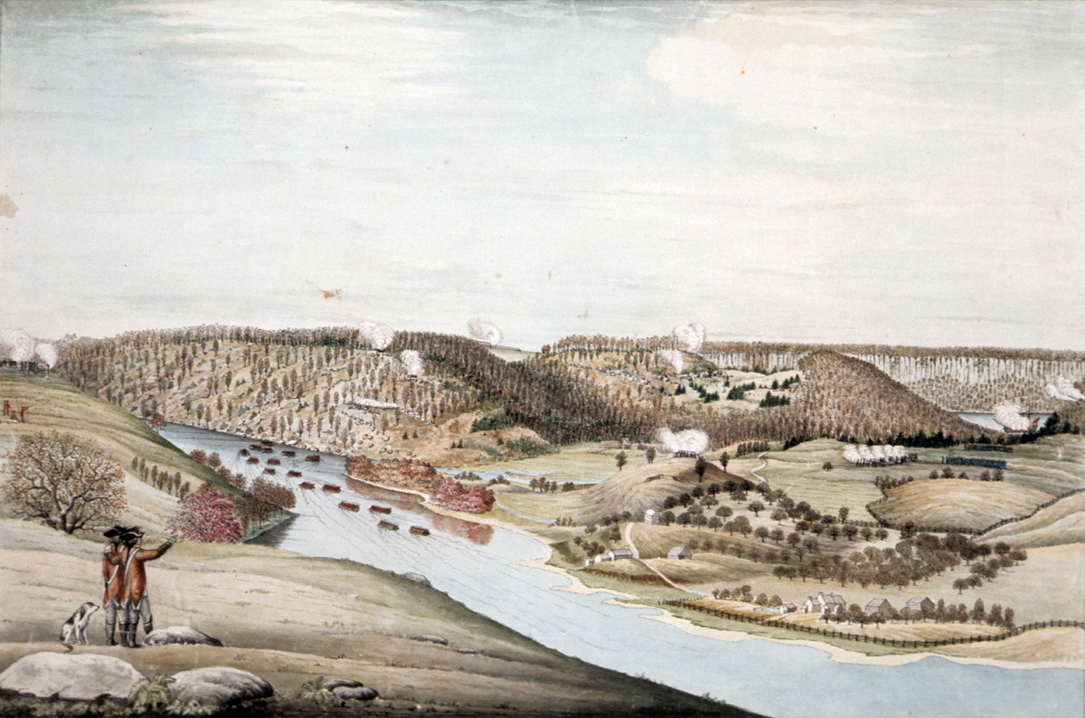 ... New York on 16 of November 1776 by the British and Hessian Brigades