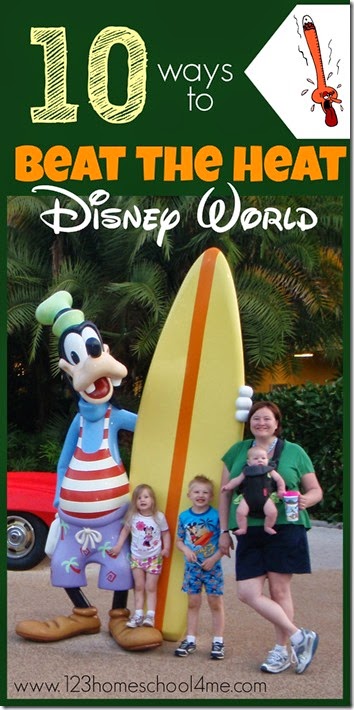 10 ways to beat the heat at Disney World - Great tips for disney vacations! We were SO hot last time we visited and these tips really helped!