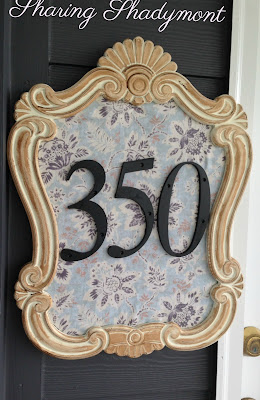  diy house number plaque