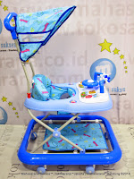 Family FB1827 Car Music Melodies with Lamp - Canopy Baby Walker