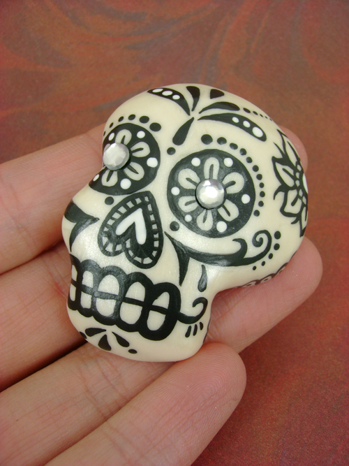 Labels mexican skulls sugar skulls