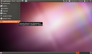 Start Ubuntu Software Center