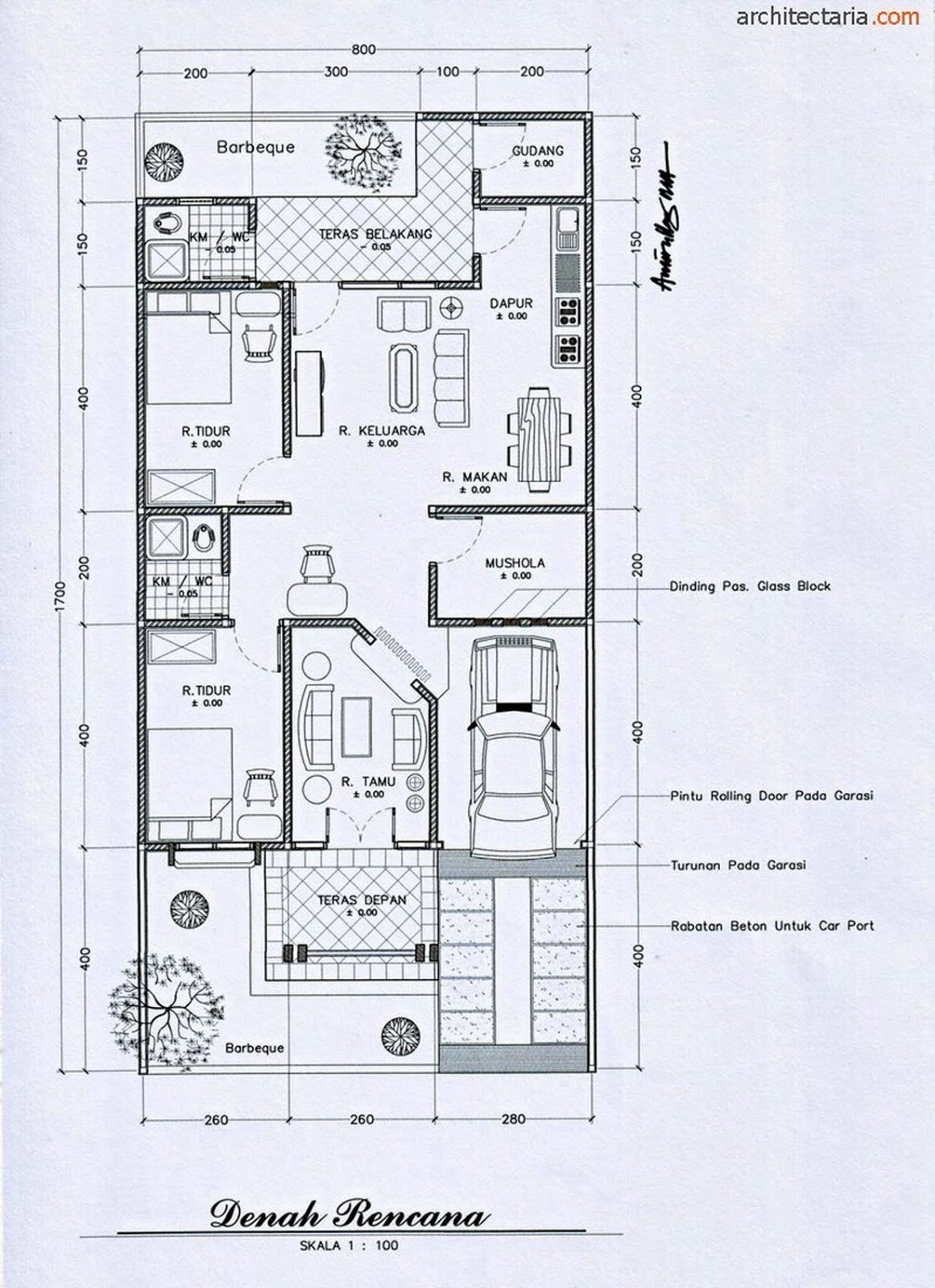10 Gambar Contoh Denah Rumah Minimalis Modern Desain 10 Gambar Contoh Denah Rumah Minimalis Modern Desain