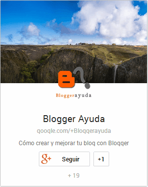 Insignia de Google+ en formato vertical