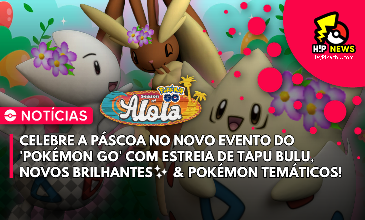 Pokémon GO: Temporada de Alola é anunciada com lendário da região