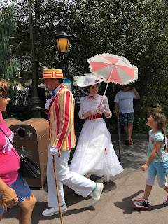 Mary Poppins and Bert in Fantasyland Disneyland