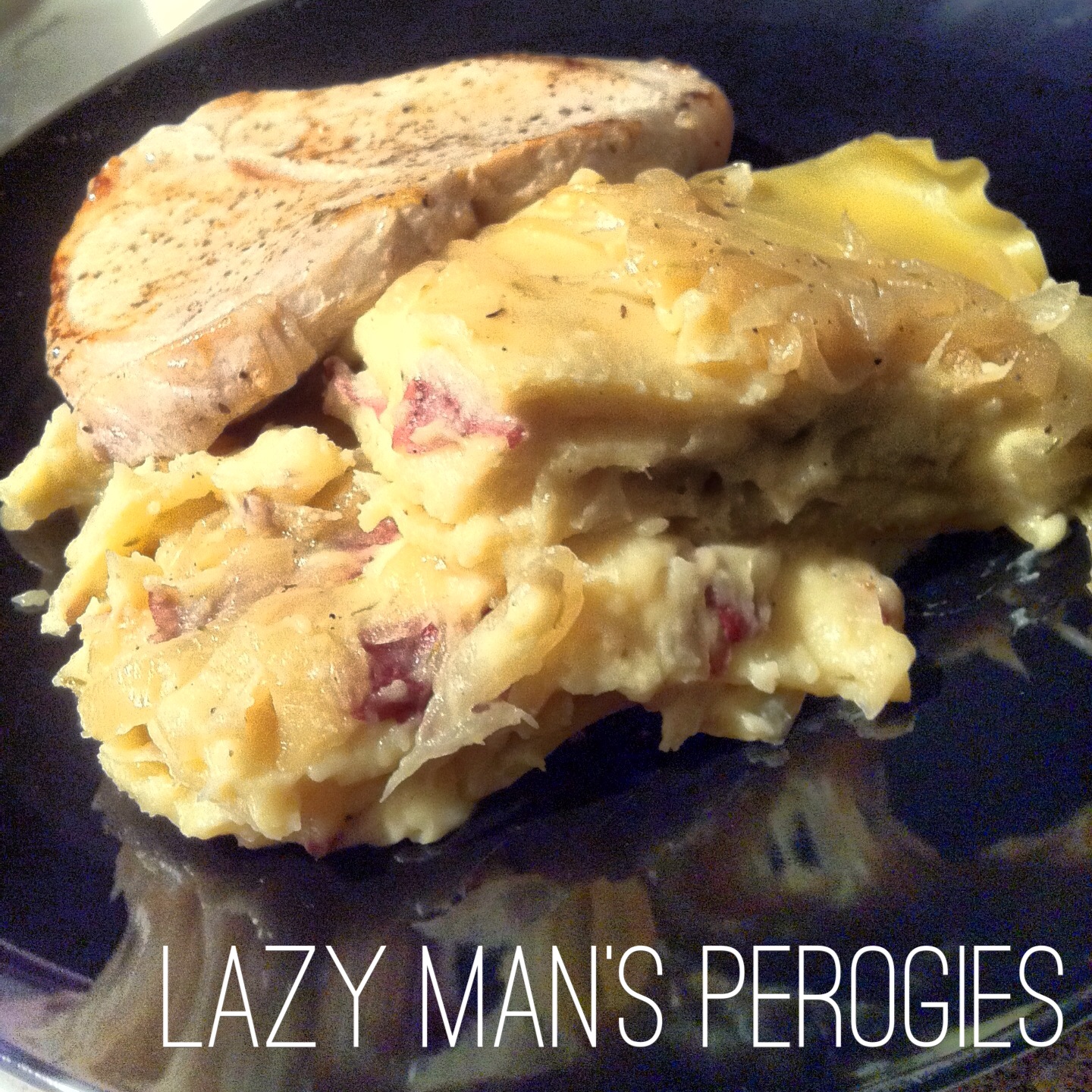 Crockpot Lazy Perogy Casserole - The Kitchen Magpie