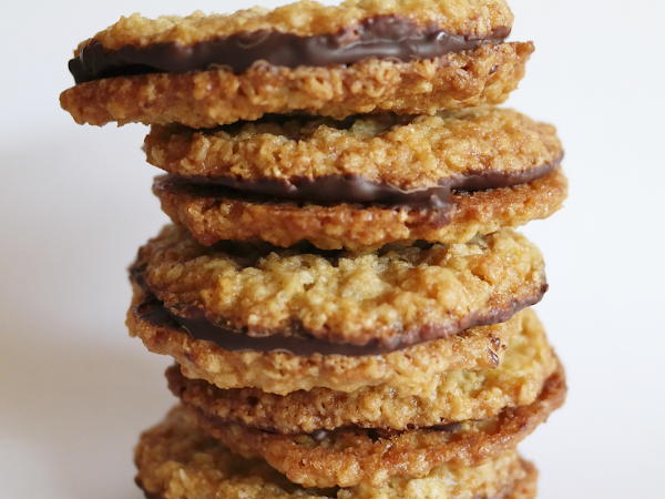 Biscuits flocons d'avoine et chocolat