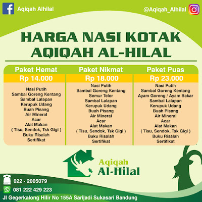 harga di Aqiqah Cimahi