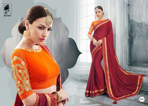 Trendy Party Wear Saree Collection Online Shopping