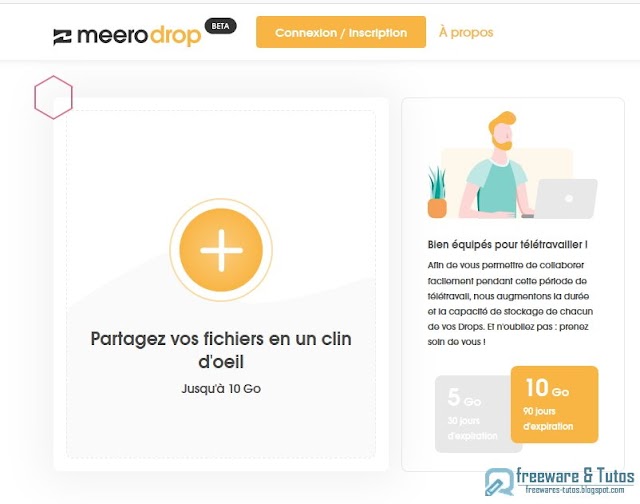 MeeroDrop : un super outil de partage de fichiers !