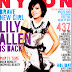 Lily Allen poses in Nylon Magazine cover - January 2009