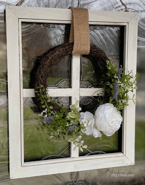 Easy DIY spring grapevine wreath