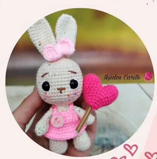 PATRON GRATIS CONEJA AMIGURUMI 68433