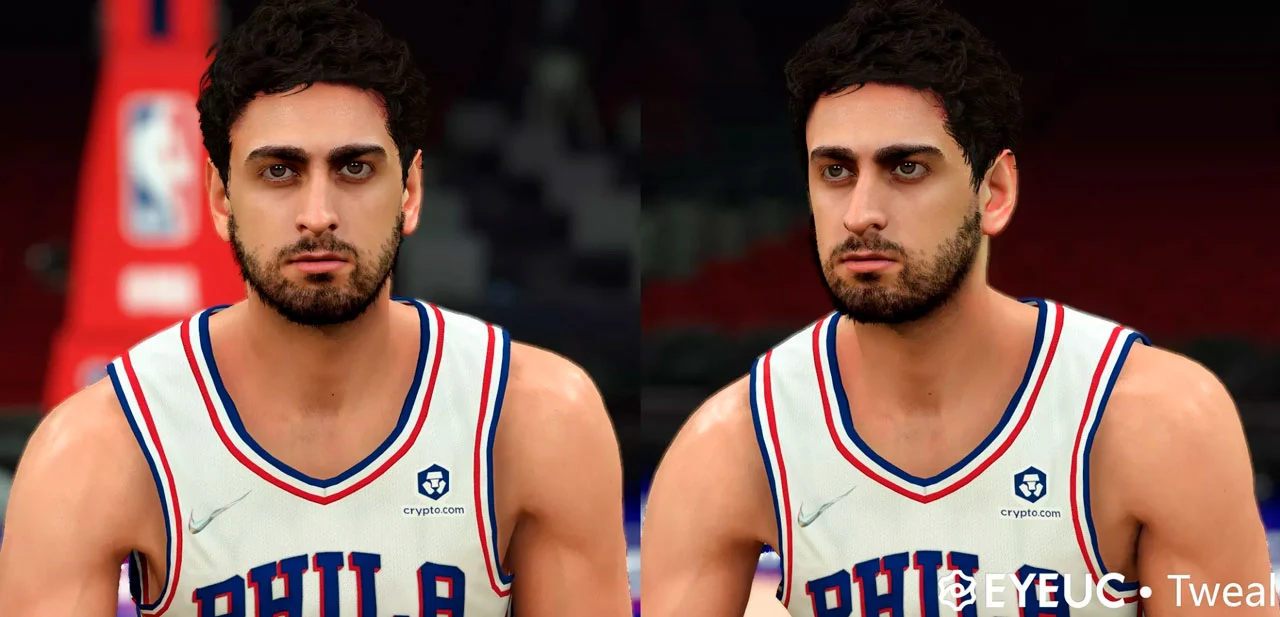 NBA 2K22 Furkan Korkmaz Cyberface