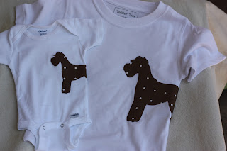 Dog Silhouette Onesies