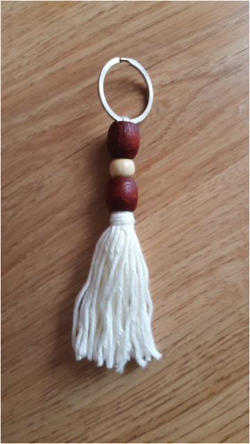 DIY Beads & Tassel Keychains