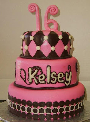 Sweet 16 Birthday Cake