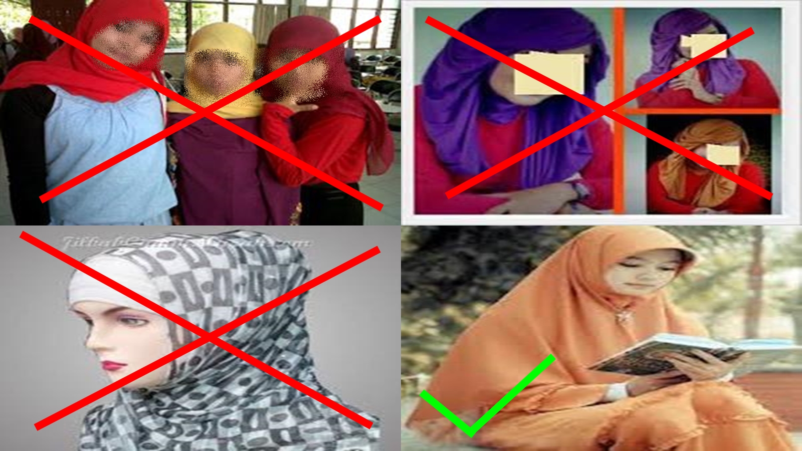 Inilah Cara Pemakaian Hijab Yang Dilarang Oleh Agama Islam Apa