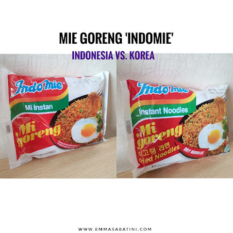 Mie Goreng 'Indomie' Indonesia versus Korea