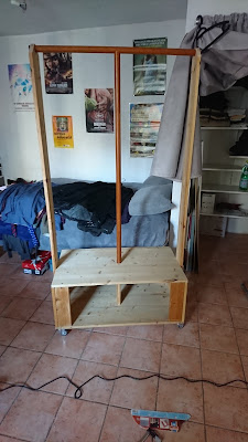 Photo du portant sur mesure DIY