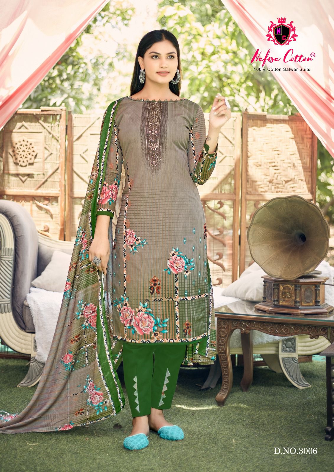Nafisa Fiza Karachi Vol-7Cotton Designer Exclusive Dress Material:  Textilecatalog