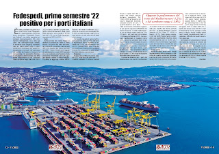 NOVEMBRE 2022 PAG. 12 - Fedespedi, primo semestre ‘22 positivo per i porti italiani