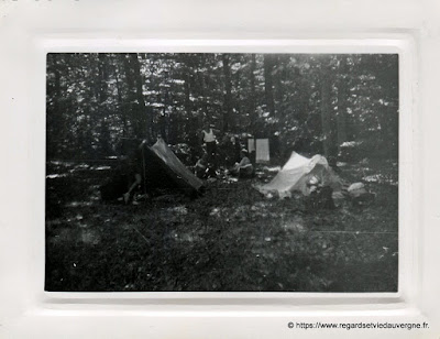 Photo ancienne d'Auvergne : lieux divers.