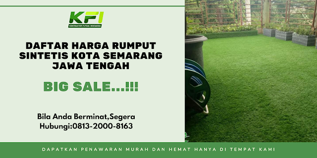 BIG SALE...!!! Daftar Harga Rumput Sintetis Kota Semarang Jawa tengah