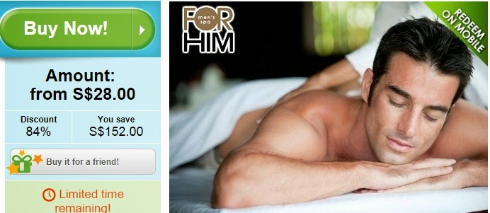 FOR HIM Men's Spa groupon offers, discount, royal swedish massage