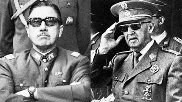 Pinochet y Franco: admiración mutua e intercambio de cartas