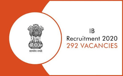 IB Recruitment 2020– 292 Security Officer, Research Assistant & Other Posts – 10th / 12th Pass Apply Now